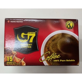 กาแฟดำ G7(15ซอง)นำเข้าจากเวียดนามจ้าาา(ราคาพิเศษจ้าาา)