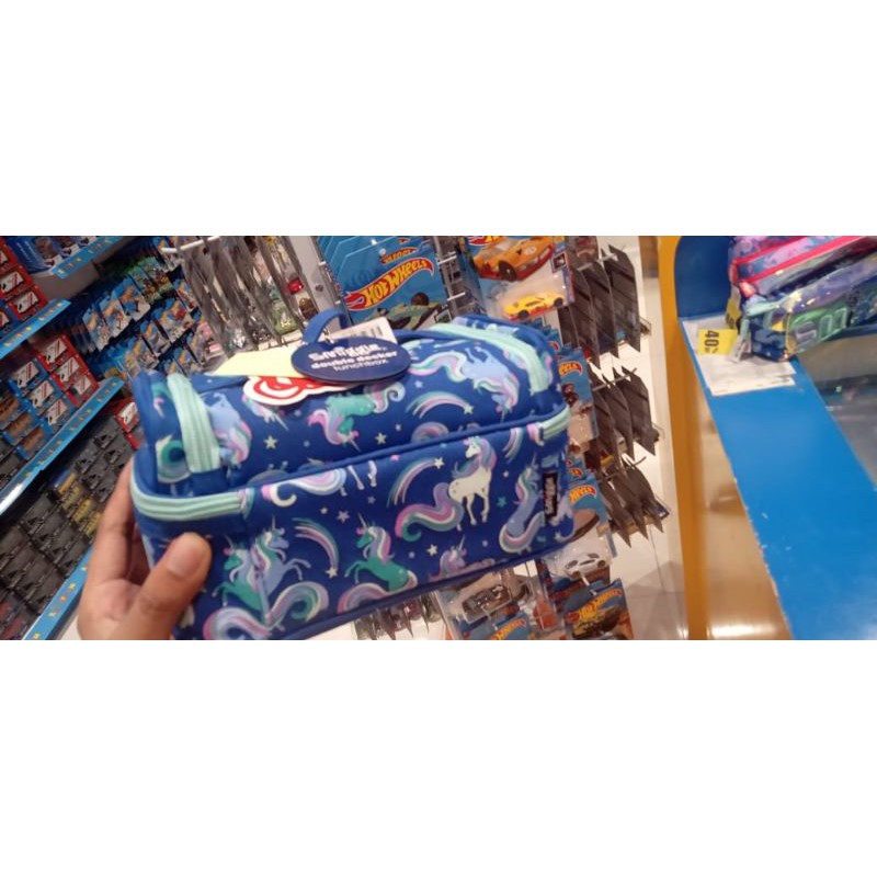 Smiggle Original Lunch Box Unicorn Blue