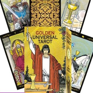 {ไพ่แท้ลิขสิทธิ์} ไพ่ทาโรต์ชุด Golden Universal Tarot Deck ไพ่ยิปซี ไพ่ดูดวง