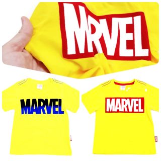 เสื้อยืดเด็กลาย Marvel ลายลิขสิทธิ์แท้