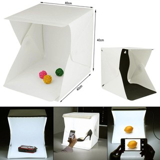 Studio Box กล่องถ่ายรูป ฉากถ่ายรูป ถ่ายรูปสินค้า สตูดิโอพกพา ถ่ายภาพพร้อมด้วย backdrops[Lightbox] มี 3 ขนาด