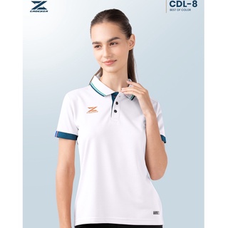 CDL-8Y เสื้อโปโลผู้หญิง CADENZA เสื้อทำงานผู้หญิง ทำงานออฟฟิศหญิง สีพื้น เสื้อทำงานสวยๆ SET 2