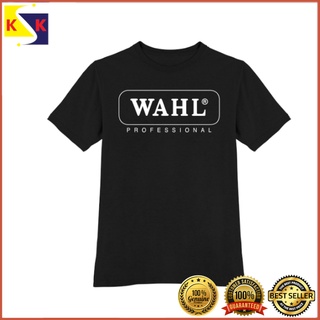 เสื้อยืดผ้าฝ้าย 100% พิมพ์ลายโลโก้ WAHL