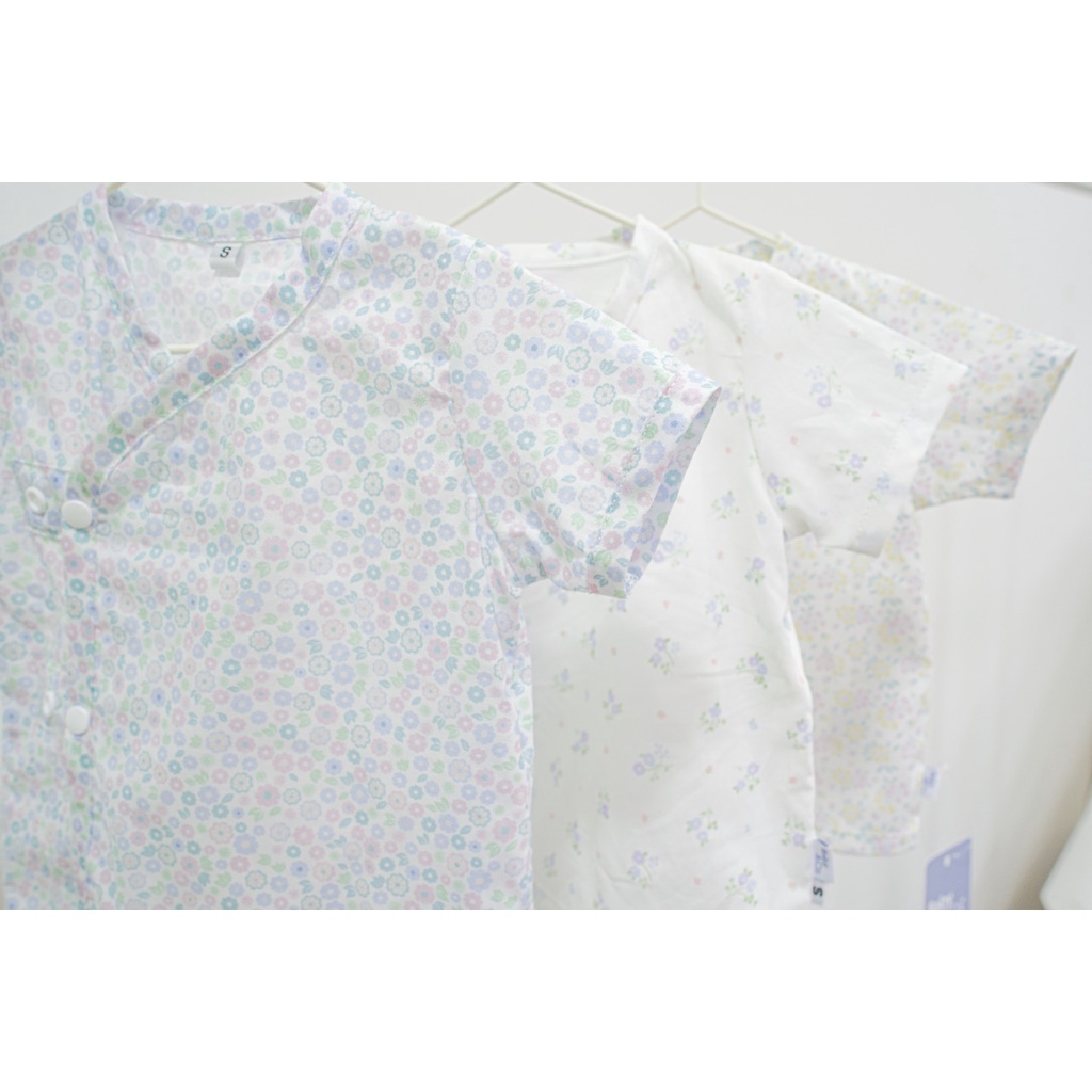 Baby  Co. Newborn Shirt buttons and Pants Set บรรจุ 1 เซต (Audrey Floral)