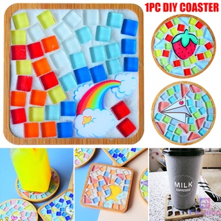 【12.12 Limited time purchase】Mosaic Coasters DIY Handmade Material Package Mixed Colors Children Toys Decorations Gift