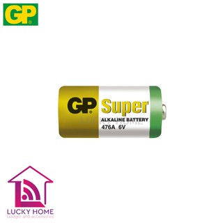 GP 4LR44 (Alkaline Battery 476A PX28A) 6V 1แพ็ค(1ก้อน) ถ่านกล้องถ่ายรูป