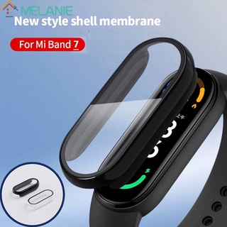 ฟิล์ม 3D เคสป้องกันในตัว สําหรับ Xiaomi Mi Band 7 Series / เคส PC ป้องกันหน้าจอ กันกระแทก ป้องกันรอยขีดข่วน