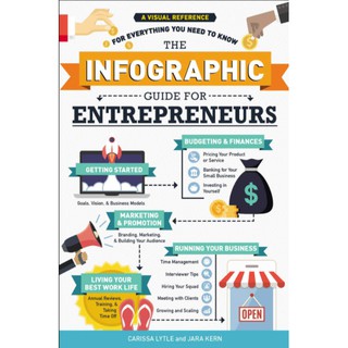 [English Book]✨🎇The Infographic Guide for Entrepreneurs : A Visual Reference for Everything You Need to Know