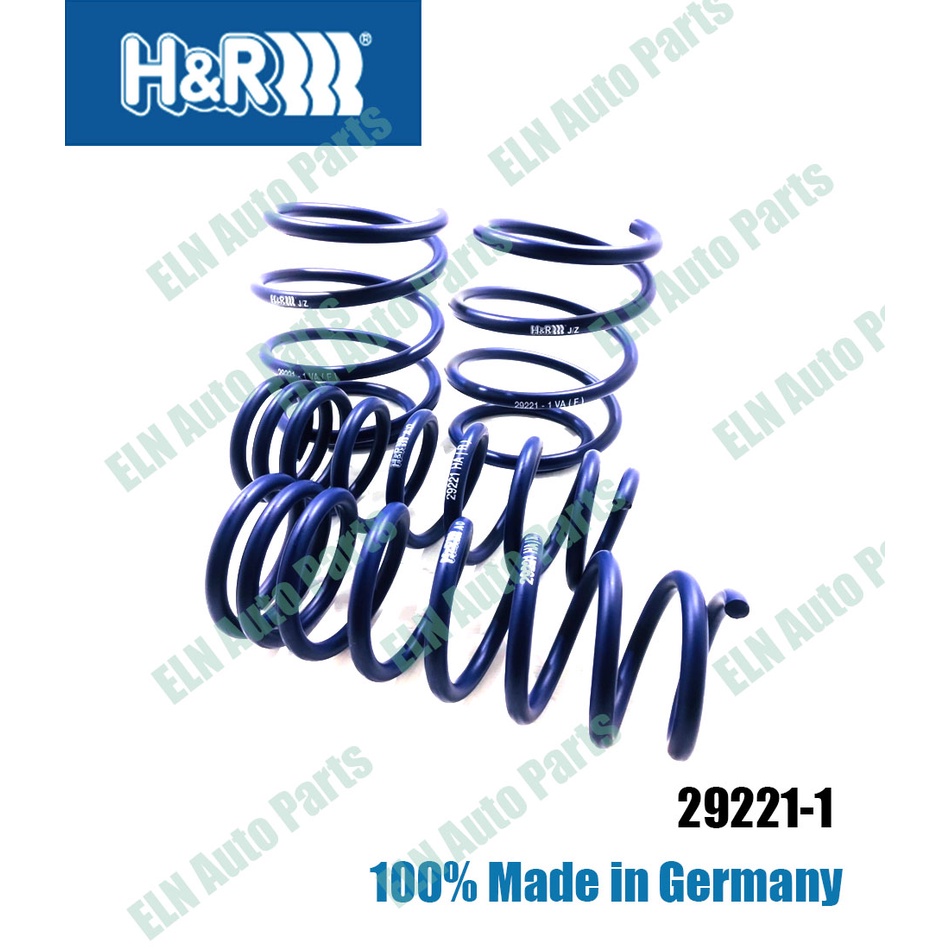 H&amp;R สปริงโหลด (lowering spring) BMW 6series E63  type 663c 630i,645Ci,650i  04/ เตี้ยลง 30 mm.