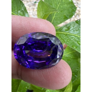 Ink blue Cubic zirconia 13x18mm Purple Diamond