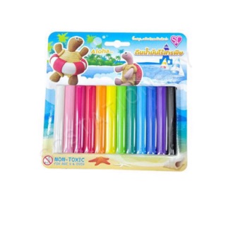 ดินน้ำมันแท่ง 12สี 200กรัม SC