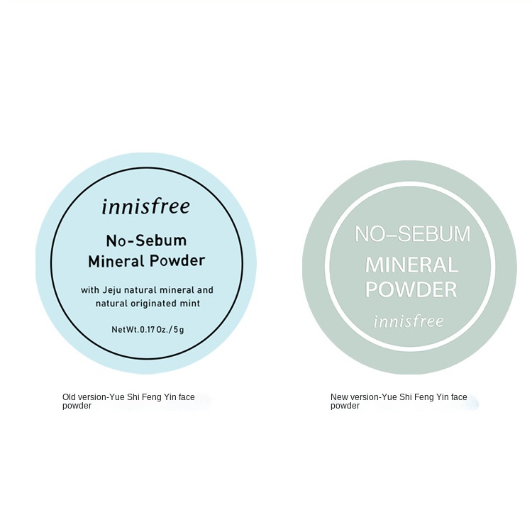 Innisfree No Sebum Mineral Powder 5g Concealer and Oil Control Loose Powder ₩