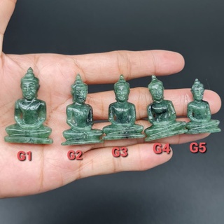 พระพุทธรูป ปางสมาธิ หยกแท้ Jadeite Type A (รหัสG)