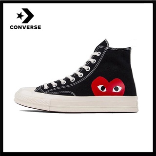 ข้อเสนอพิเศษ ของแท้Converse All Star CDG x 1970S High รองเท้าผ้าใบผู้ชายและผู้หญิง