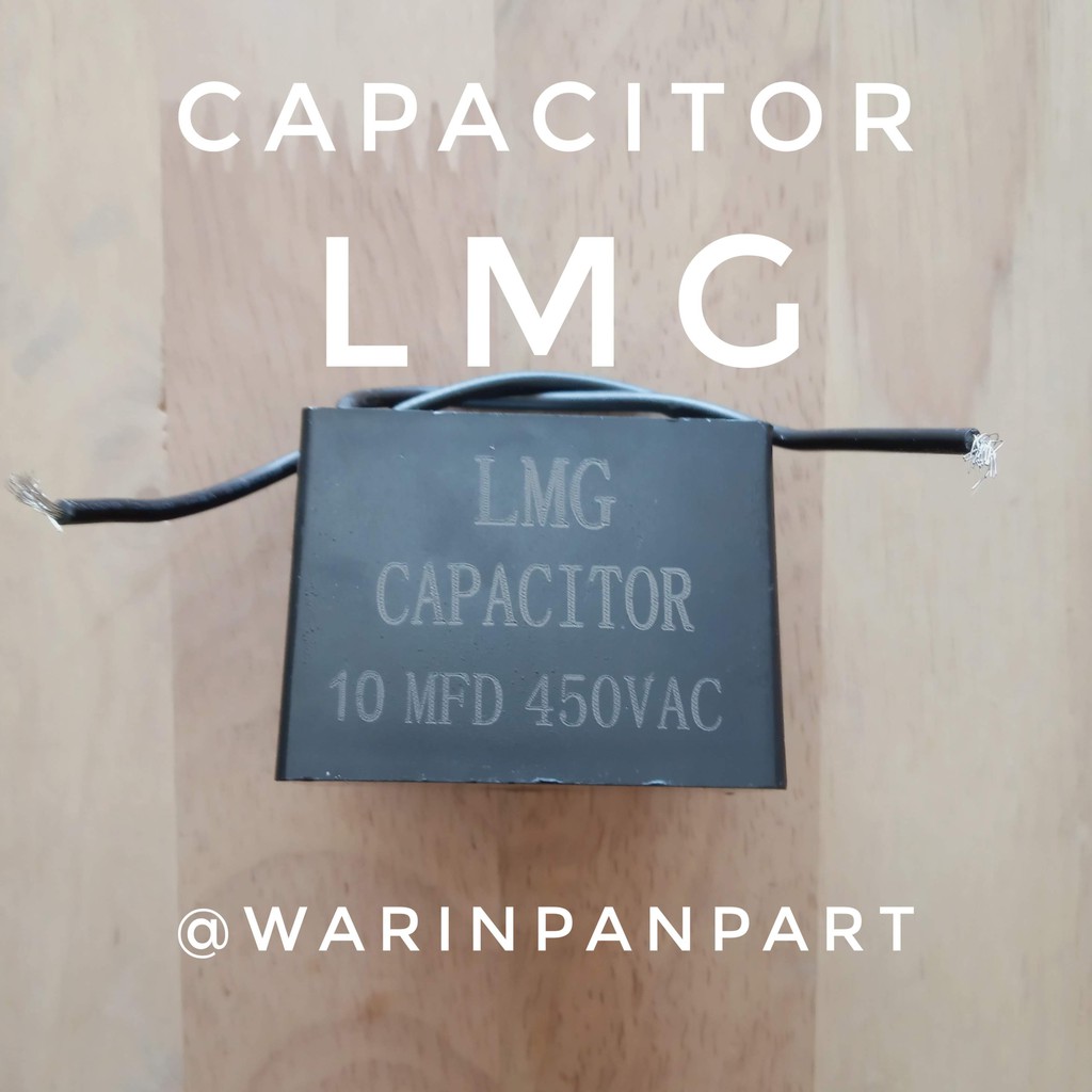 Capacitor LMG 1.5 uF - 30 uF 450V แบบสายไฟ