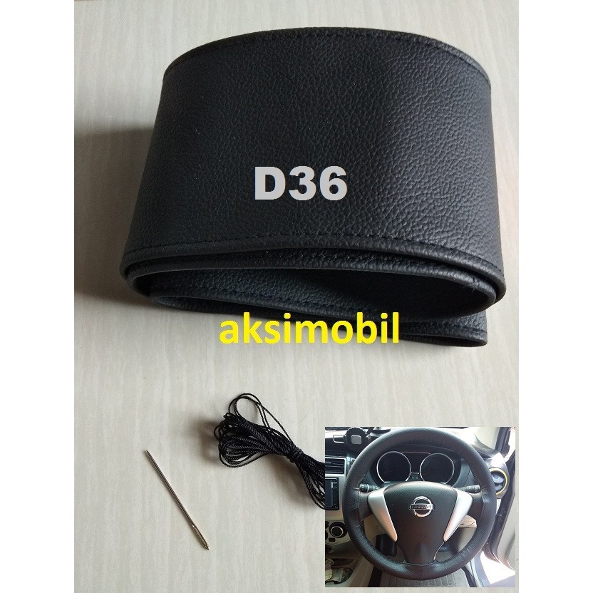 STEERING WHEEL COVER / STEERING WHEEL COVER สีดํา SEWING MBTECH UK 36CM