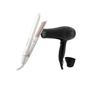 [SET] LESASHAเครื่องหนีบผม รุ่นELEGANCE HAIR CRIMPER LS1360+ไดร์เป่าผม รุ่นAIRMAX SMART HAIR DRYER 2200W LS1354 (LS1464)