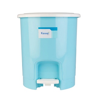 ถังผงแบบขาเหยียบ รุ่น 541TWD ขนาด 6 ลิตร สีฟ้า ถังขยะ Foot Pedal Powder Bucket Model 541TWD Size 6 Liters Blue