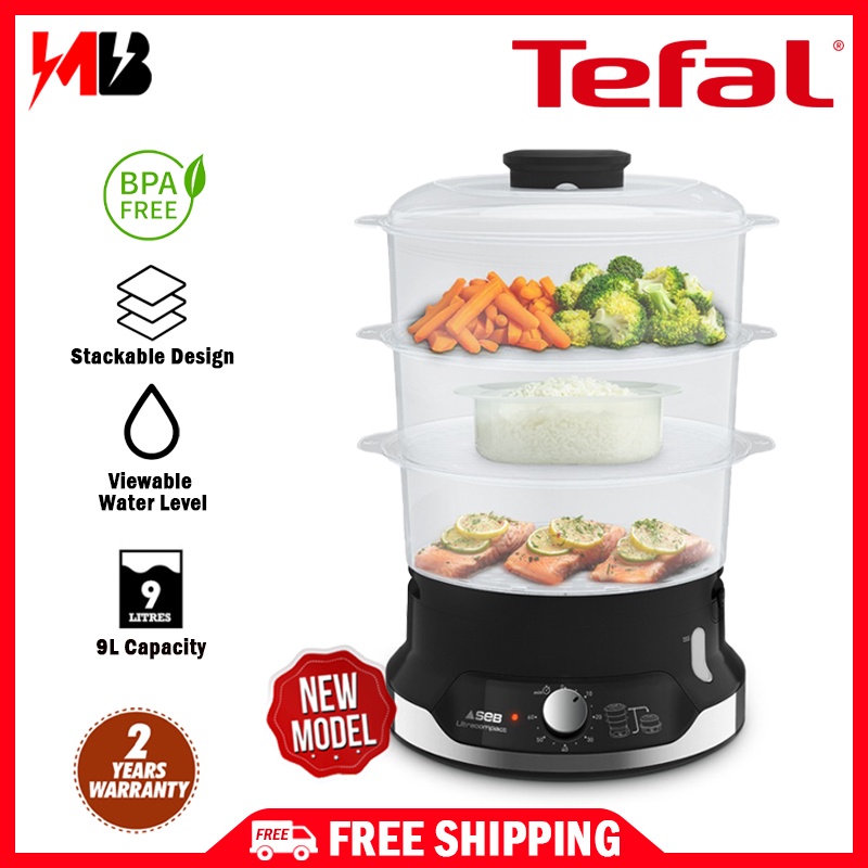 Tefal หม้อนึ่งขนาดกะทัดรัดพิเศษ VC2048 (9L) เครื่องนึ่งอาหาร / Cook Steamer 笼 Pengkukus (รุ่นเก่า VC