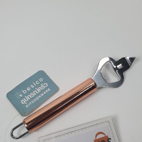 ที่เปิดขวดโลหะ basico ด้ามมีรอย ใช้งานได้ปกติครับ BY03-1