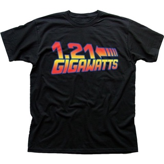 เสื้อยืดผ้าฝ้าย พิมพ์ลายภาพยนตร์ GIGAWATTS 1.21 OZ9389 OHkfnj32IFmbjb89 สีดําสามารถปรับแต่งได้