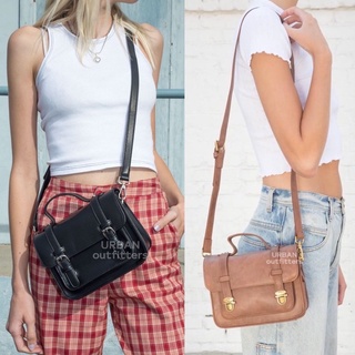 (2)preorder brandy melville faux leather messenger purse