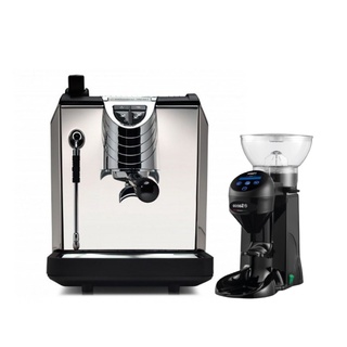 เครื่องชงกาแฟ Nuova Oscar II (Direct &amp; Container) + เครื่องบด Saeco Tranquilo Tron Grinder