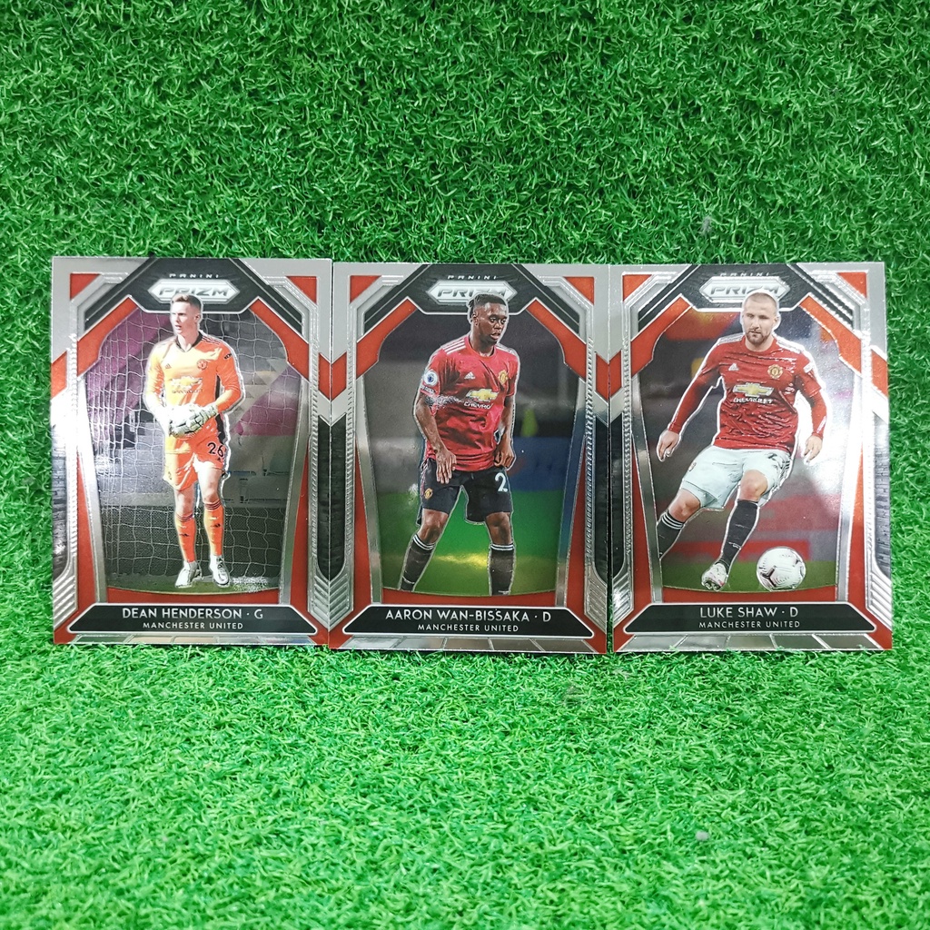 ขาย การ์ด Panini Prizm Premier League 2020-21 Wan Bissaka Luke Shaw Base Manchester United Man U แมน