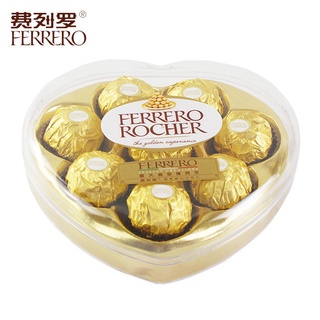 🧡🧡ช็อคโกแลต👉Ferrero ช็อกโกแลต 8 ชิ้น 6/2 ชิ้น Love Heart-shaped Gift Box งานแต่งงาน งานแต่งงาน Candy ให้ของขวัญวันเกิ