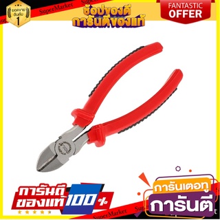 คีมปากเฉียง SOLO NO.5136 6 นิ้ว สีดำ-แดง คีม DIAGONAL PLIER SOLO NO.5136 6IN BLACK-RED