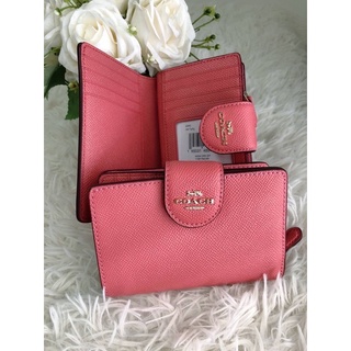 MEDIUM CORNER ZIP WALLET coach6390)