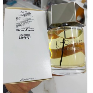 100ml. กล่องเทสเตอร์ ขวดเต็ม YSL Yves Saint Laurent LHomme EDT  100ml. ราคาเต็ม 4300 บาท