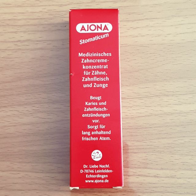 ยาสีฟัน Ajona ขนาด 25ml.