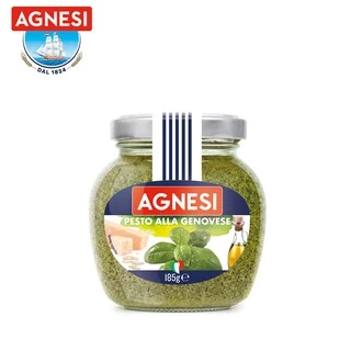 Agnesi Pesto alla Genovese แอคเนซี เพสโต้ อัลลา เจโนเวเซ่ ซอสเพสโต้ สูตรดั้งเดิม 185 กรัม