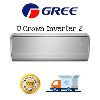 🔥 Gree แอร์ติดผนัง U Crown Inverter 2 ขนาด 9,000 - 18,000 BTU