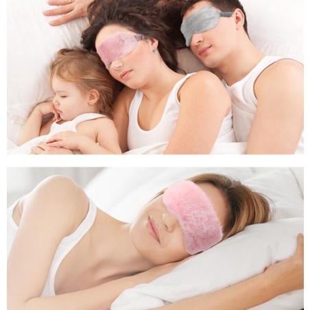 หน้ากากปิดตา ผ้าซาติน ขนเฟอร์ แบบนิ่ม หรูหรา สําหรับผู้ใหญ่ - รูปที่ 3