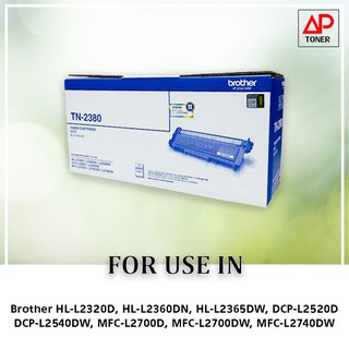 ** มีสินค้า กล่องรุ่นใหม่ ประกันศูนย์ หมึก Brother TN-2380 ของแท้ 100 % *** ออกใบกำกับภาษีได้คะ ***