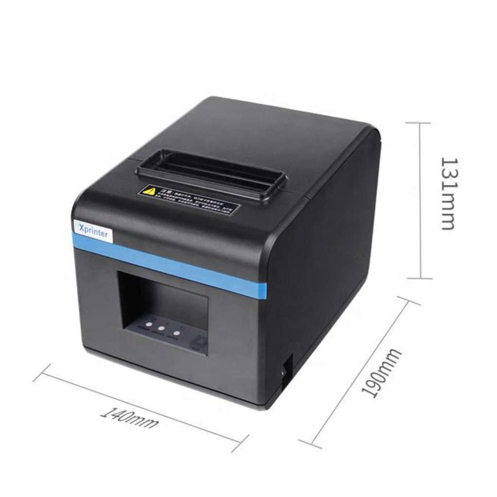 XPrinter 80mm Thermal Receipt Printer XP-N160II Print Resit Support Cashier Cash Drawer Loyverse Retail USB &amp; Bluetooth