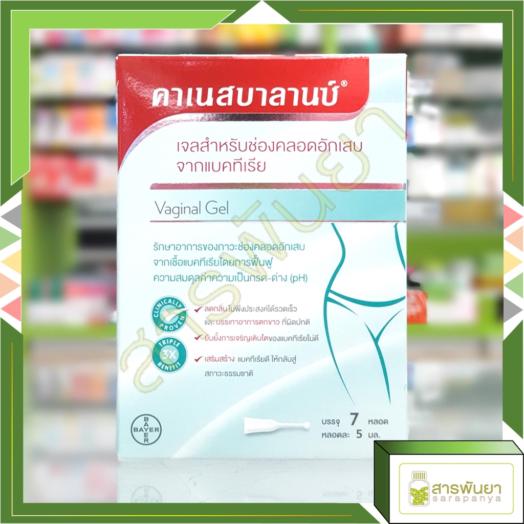 Canesbalance คาเนสบาลานซ์ เจลสำหรับช่องคลอดอักเสบจากเชื้อแบคทีเรีย ลดกลิ่น ลดอาการตกขาว ฟื้นฟูความสม