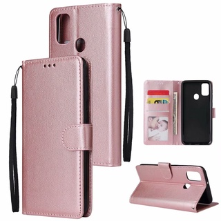 เคส Realme C21Y C25Y C30 C30s 9 Pro+ 8 9i Pro X50 X3 เคสฝาพับ เคสหนัง Flip Cover Wallet Case PU Faux Leather Stand Soft Silicone Bumper With Card Slots Pocket for Realme9i RealmeC21Y RealmeX50 RealmeX3 RealmeC25Y Realme9i RealmeC30s Realme8 Realme9Pro+