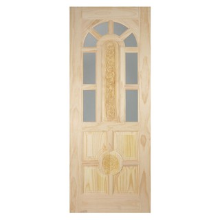 WOOD DOOR MODERN DOORS L110 80X200CM ประตู MODERN DOORS L110 80X200 ซม. ประตูบานเปิด ประตูและวงกบ ประตูและหน้าต่าง WOOD