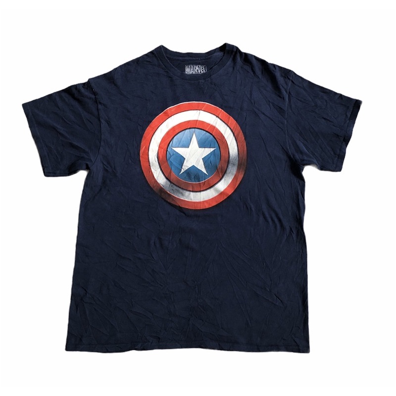 Marvel  (Size 21.5/28) สภาพ 9/10 #เสื้อกัปตันอเมริกา #เสื้อการ์ตูนมือสอง#เสื้อมาเวล
