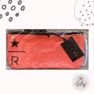 Starbucks Reserve Orange Pouch กระเป๋าซิปสตาร์บัคส์รีเสิร์ฟ สีส้ม