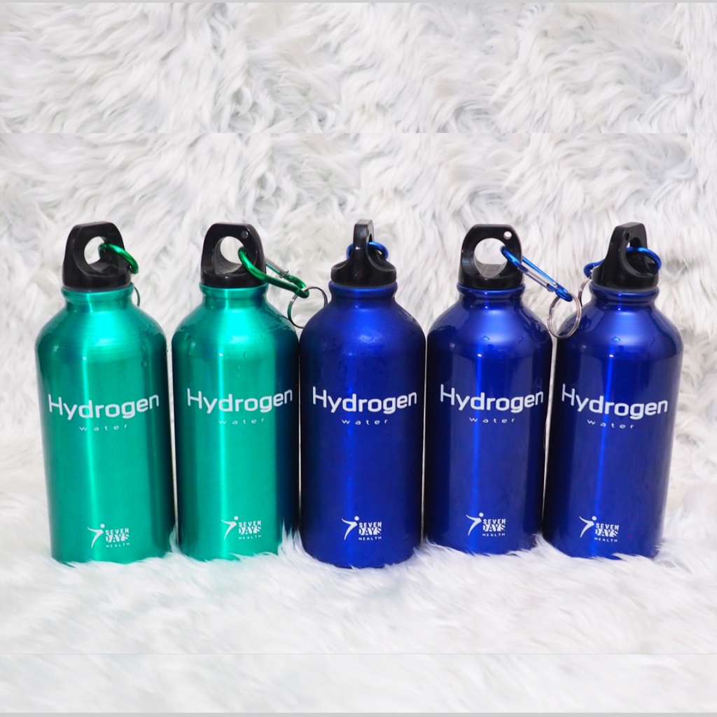 ขวดอลูมิเนียมขนาด 400 มล. Family Pack 5 ขวด  [Hydrogen Water Aluminium Bottle]