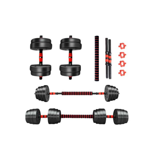 DOBETTERS Dumbbell อุปกรณ์ออกกำลังกาย ดัมเบลปรับน้ำหนัก ดัมเบลพลาสติก 15,20,30,40 KG แถมฟรีด้ามจับบาร์เบล