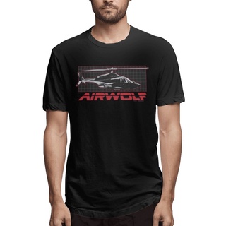 เสื้อยืด พิมพ์ลายกราฟฟิค Airwolf Grid ติดทนนาน สําหรับผู้ชาย