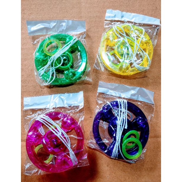 (12ชิ้น)..กงจักรดึงเชือก..ของเล่นเด็ก