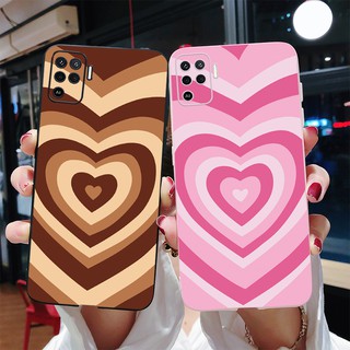 เคสโทรศัพท์แบบนิ่มพิมพ์ลายหัวใจแฟชั่นสําหรับ Oppo A94 A54 A74 5G Oppoa54 Oppoa74 Oppoa94 5G