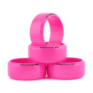 ยางดริฟรถวิทยุบังคับ PINK Tires ยางสีชมพู (ยางลายเรียบกับยางลายดอก) ยางรถบังคับ สินค้าr/c รถrwd สำหรับ 1:10 (แพ็ค 4วง)