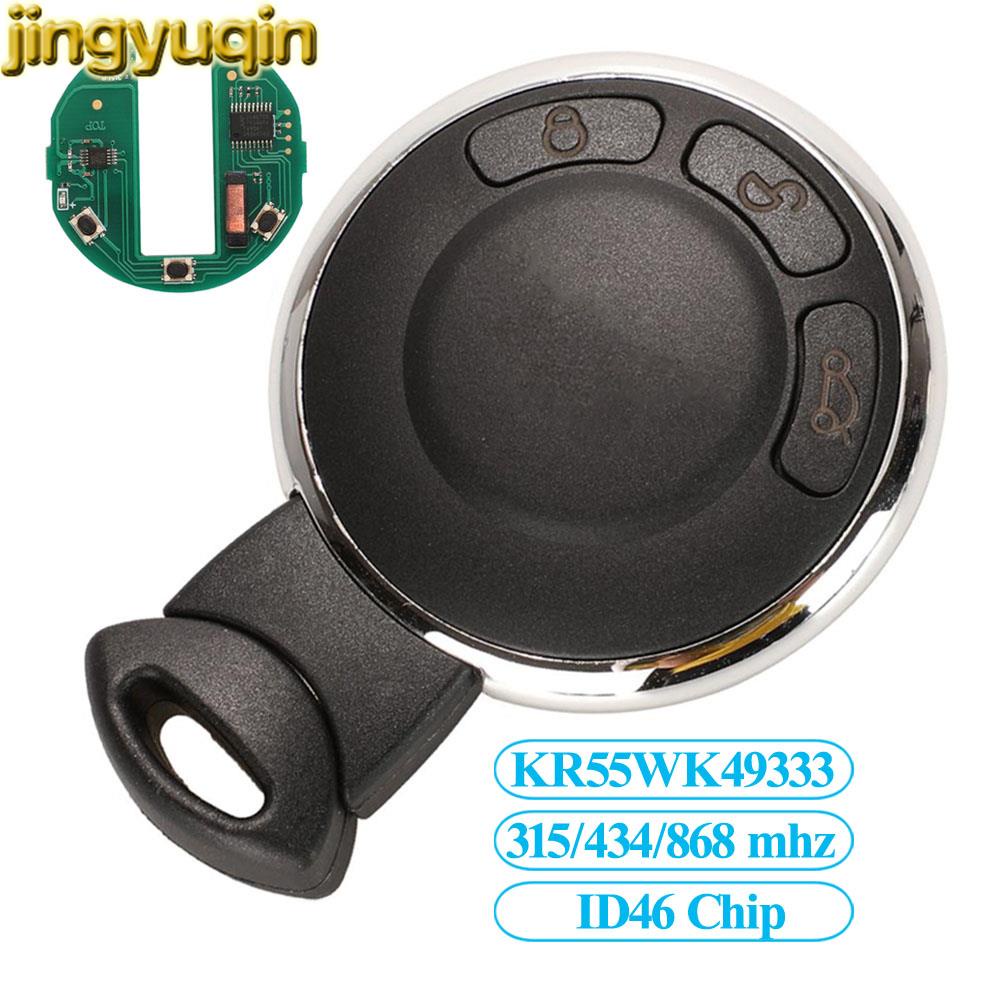 Jingyuqin Smart Remote Key KR55WK49333 PCF7953 ID46 Chip For BMW MINI COOPER S ONE D CLUBMAN COUNTRY